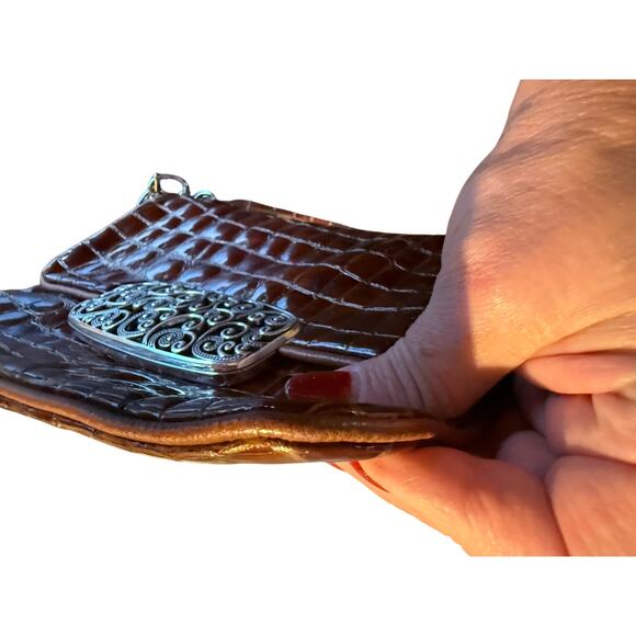 Brighton brown patent shoulderbag - Picture 9 of 10